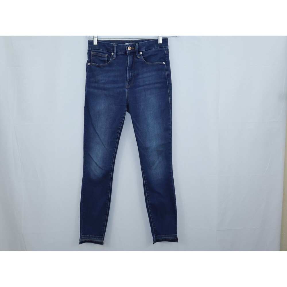 Good American Good Waist Skinny Jeans Stretch Dark Wash Women’s Size 6/28